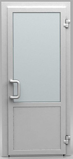 Алюминиевая дверь из холодного профиля